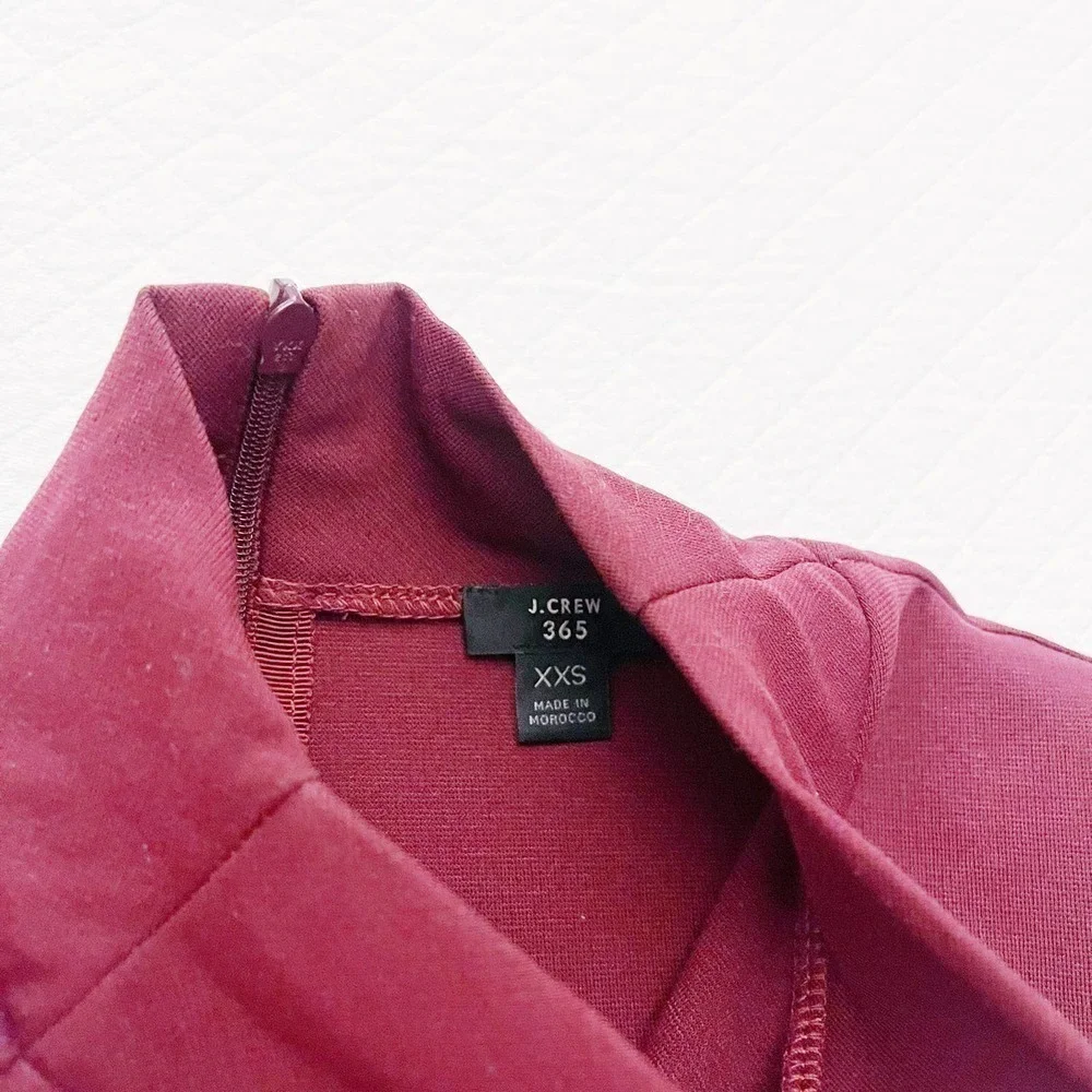 J. Crew 365 Red/burgundy Turtleneck Sweater XXS